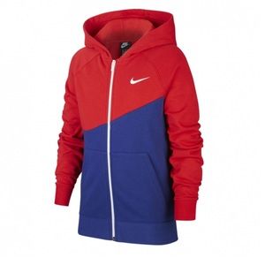 Nike Swoosh Big Kids Zip Up Hoodie